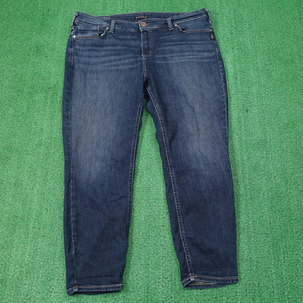 Silver Jeans Co. Jeans Womens 36x26 Blue Elyse Skinny Crop Slim Stretch